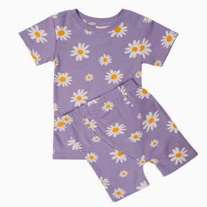 "My Jammies" Organic Kids' Pajamas - Short- Daisies|202598