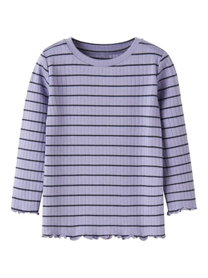 Name It - Stripe Ruffle Long Sleeve|225509