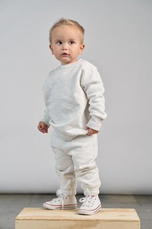 Little Bipsy Elevated Crewneck - Light Heather Grey|116140