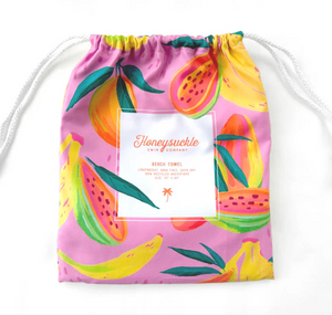 Honeysuckle - Beach Towel - Fruity Patootie|203261