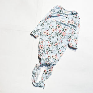 Baby Grey Knotted gown 0-3M|162961