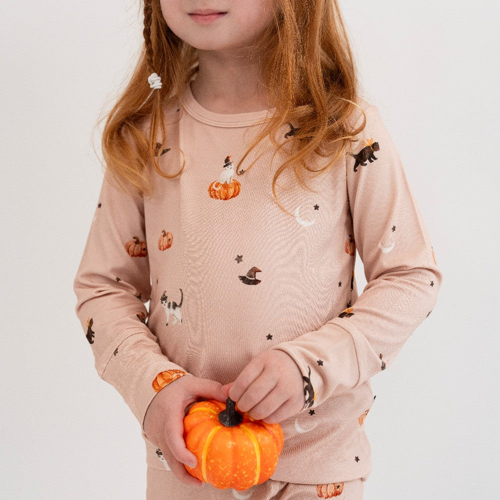 Belan.J - L/S PJ Set Witch Cats|220698