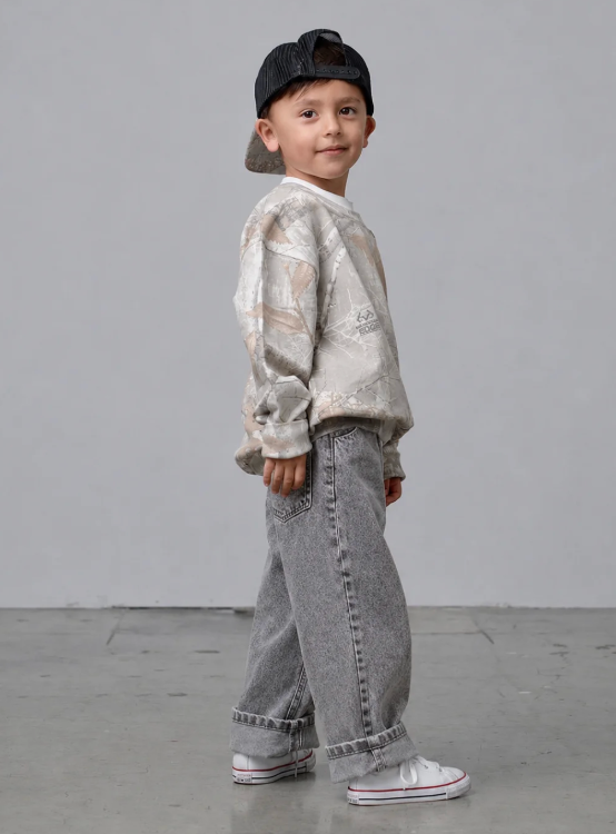 Little Bipsy - Baggy Jeans - Grey Wash|226145