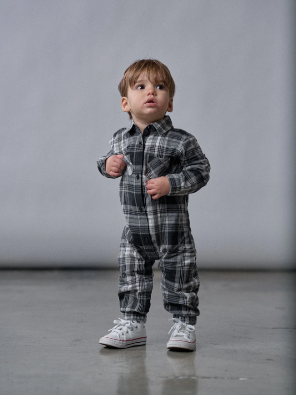 Little Bipsy - Flannel Romper|114178