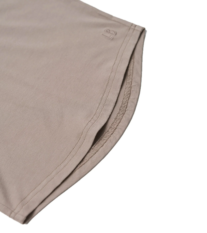 Oversized Bamboo Tee - Mushroom|142093
