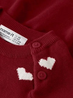 Name It - Hearts Knit Dress 9216|231628
