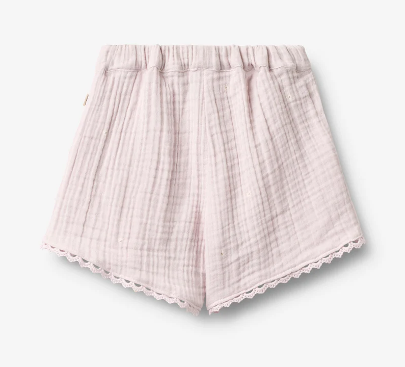 Wheat - Shorts Lace Eileen purple light flowers|197189