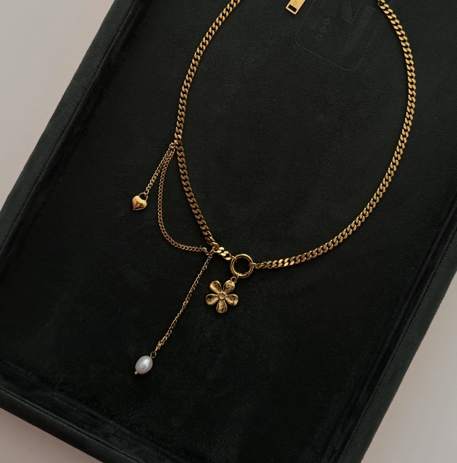Willow Necklace - 18K PVD Gold Plating|176935