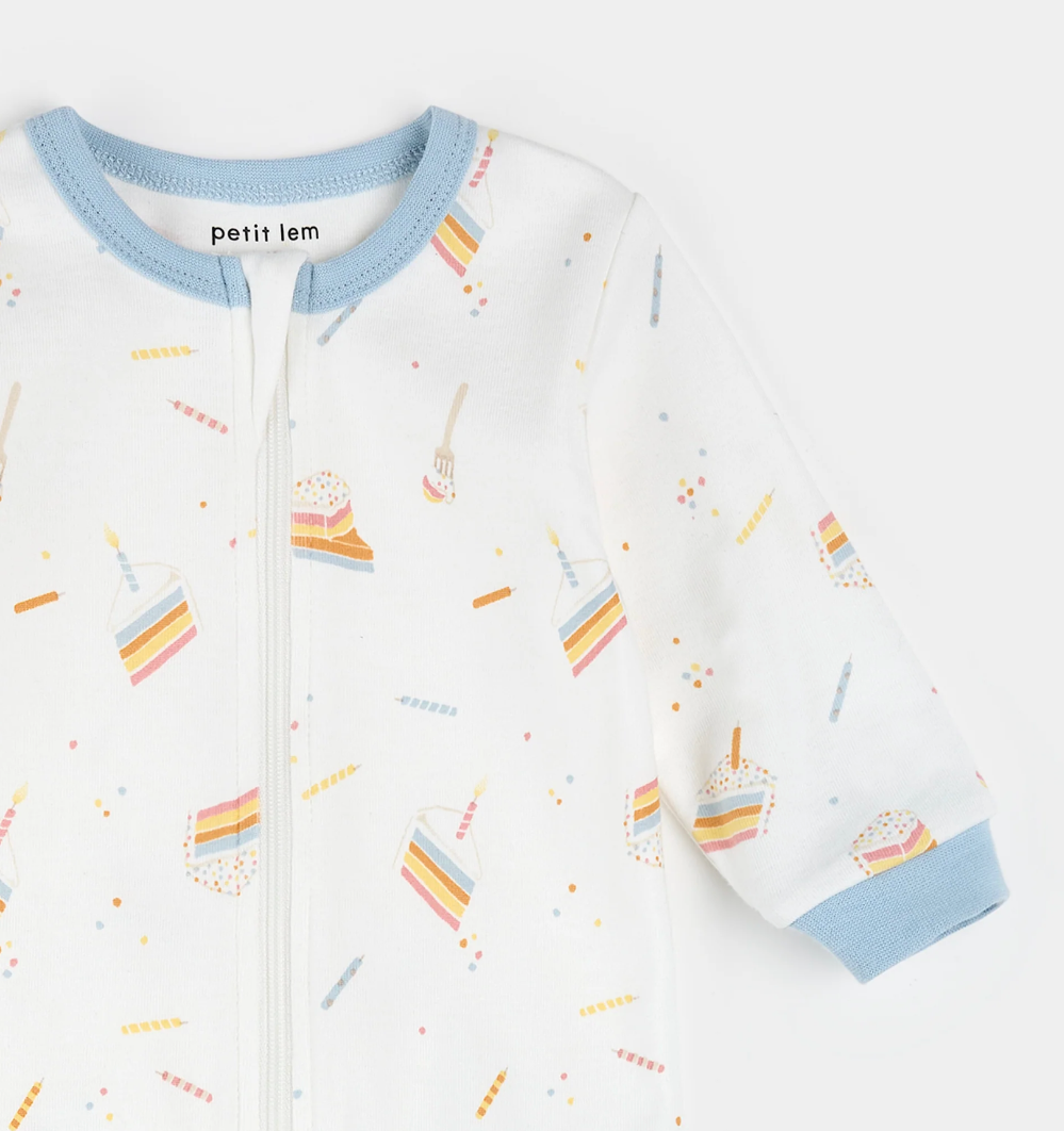 Petit Lem - Footed Sleeper - Birthday Cake|187282