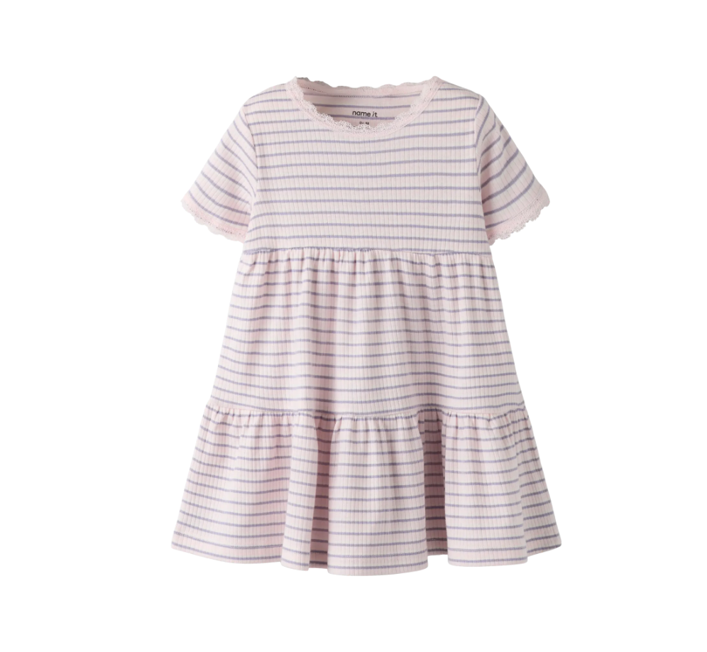 Name It - Lace Stripe Dress|216268