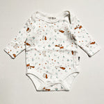 Rabbit + Bear Onesie 0-3M|233847