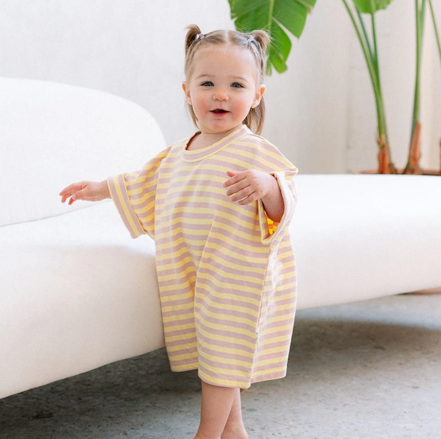 Roobear - Cotton Striped Romper|212547