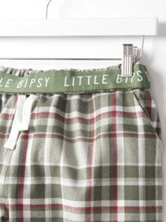 Little Bipsy - Adult Lounge Jogger - Plaid|114346