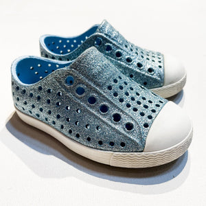 Native Sparkly Blue Shoes 5|137503