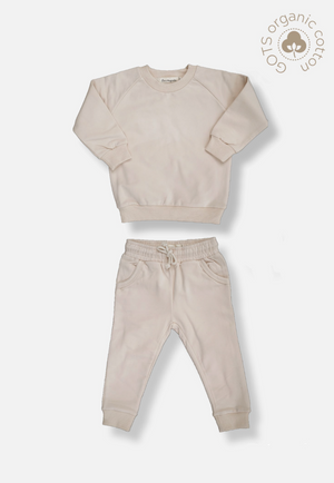 Bee & Magnolia - Organic Jogger Set Sand|69658