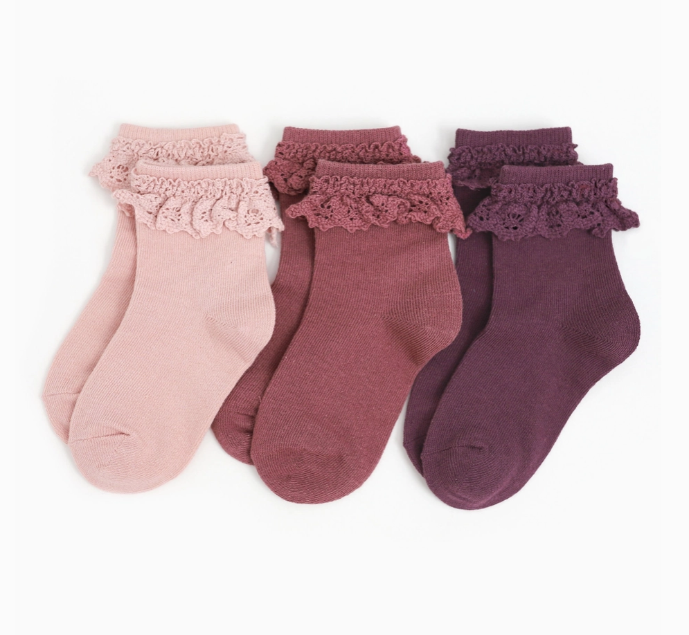 Little Stocking Co. - Lace Midi Sock 3-Pack|104642