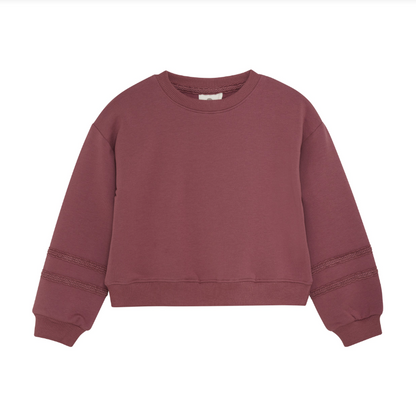Enfant - Sweatshirt Ruffle - Rouge|155849