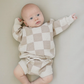 Mebie Baby - Checkered Knit Sweater|105252