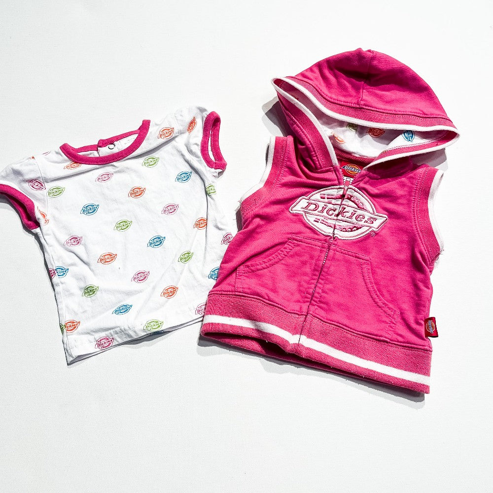 Dickies Vest Set 0-6M|213690