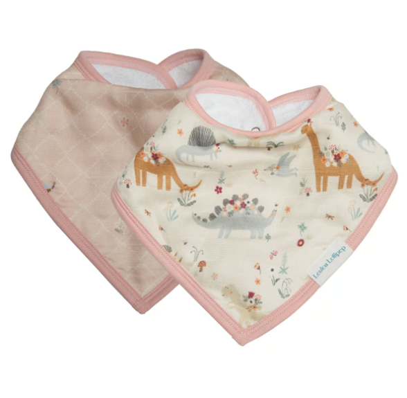 Loulou Lollipop - Muslin Bandana Bib Set - Baby Dinomite|136201