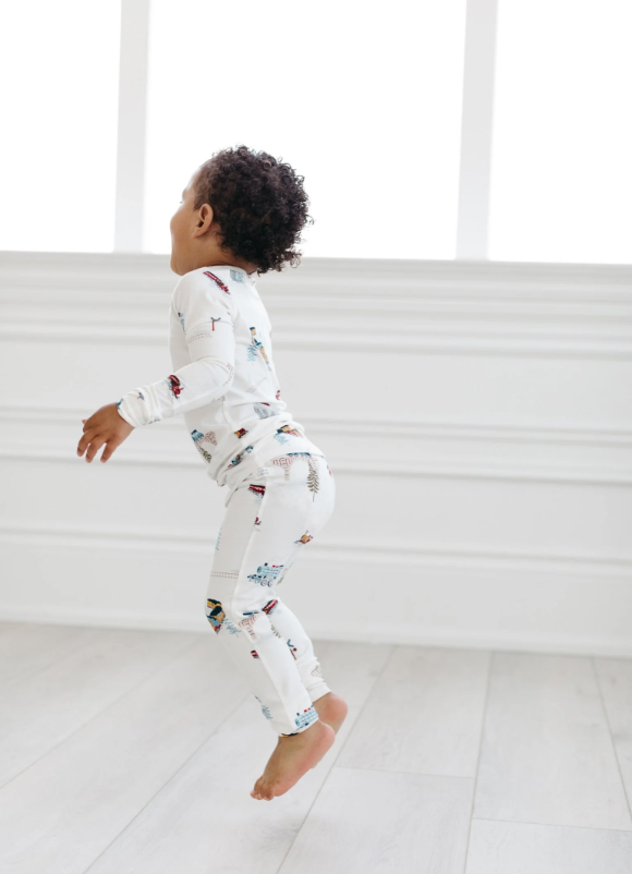 Loulou Lollipop - Long Sleeve Pajama Set All Aboard|114265