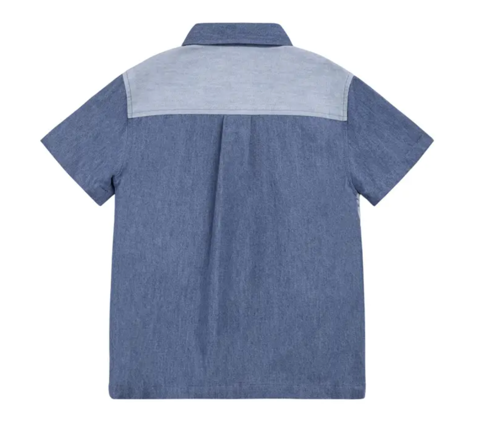 Miles The Label - Woven Block Button Up|193764