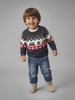 Name It - Navy Christmas Sweater 9233|231524