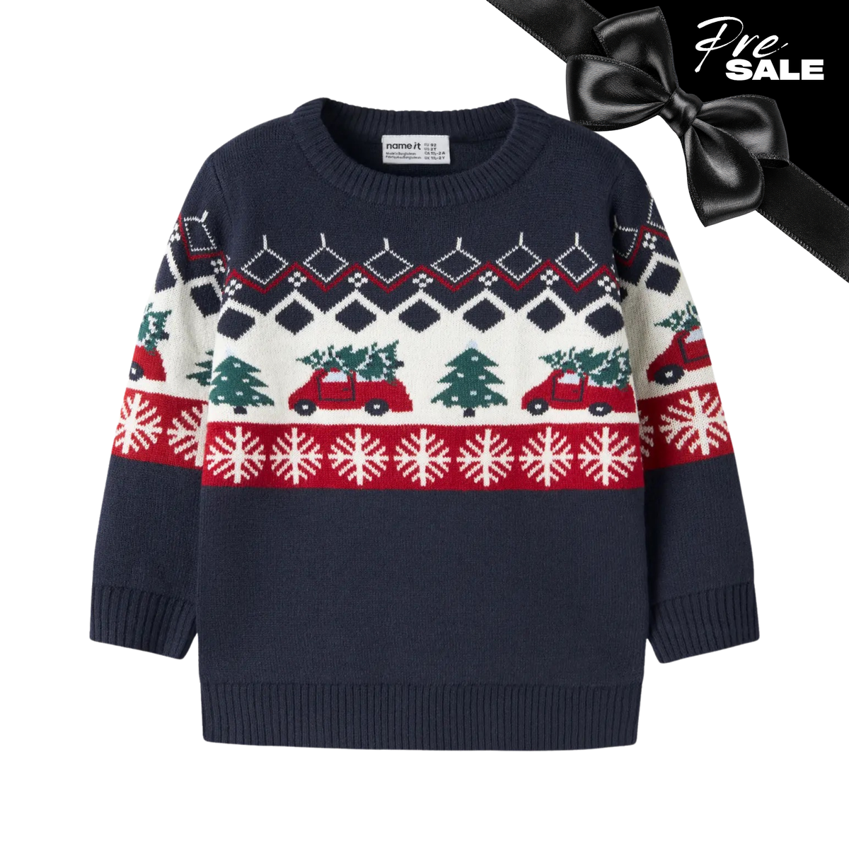 Pre Sale: Name It - Navy Christmas Sweater 9233