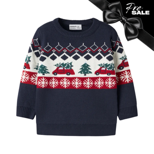 Pre Sale: Name It - Navy Christmas Sweater 9233