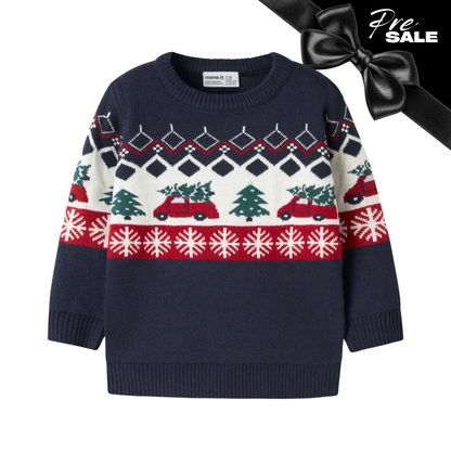 Pre Sale: Name It - Navy Christmas Sweater 9233