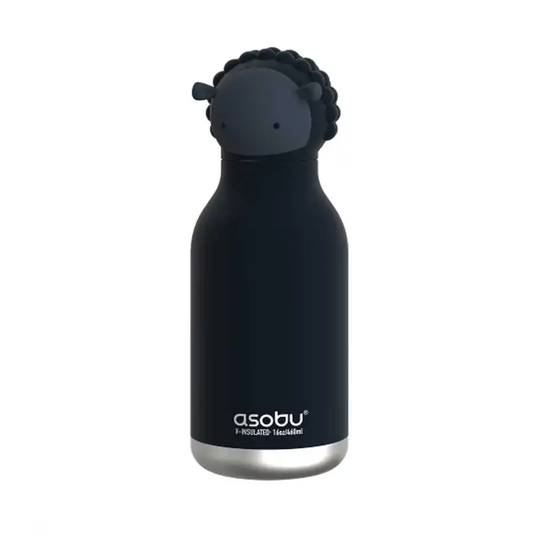 Asobu - Bestie Water Bottle 16 oz - Black Sheep|217834