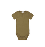 Jamie Kay - Organic Cotton Modal Darcy Rib Tee Bodysuit - Buffalo|153331