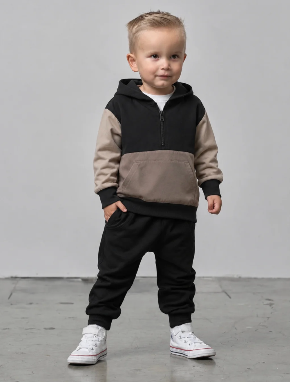 Little Bipsy - Block Pocket Hoodie|226230