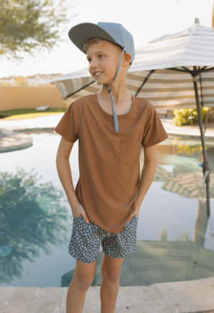 Current Tyed - The "Oak" Round Hem Rashgaurd|198308