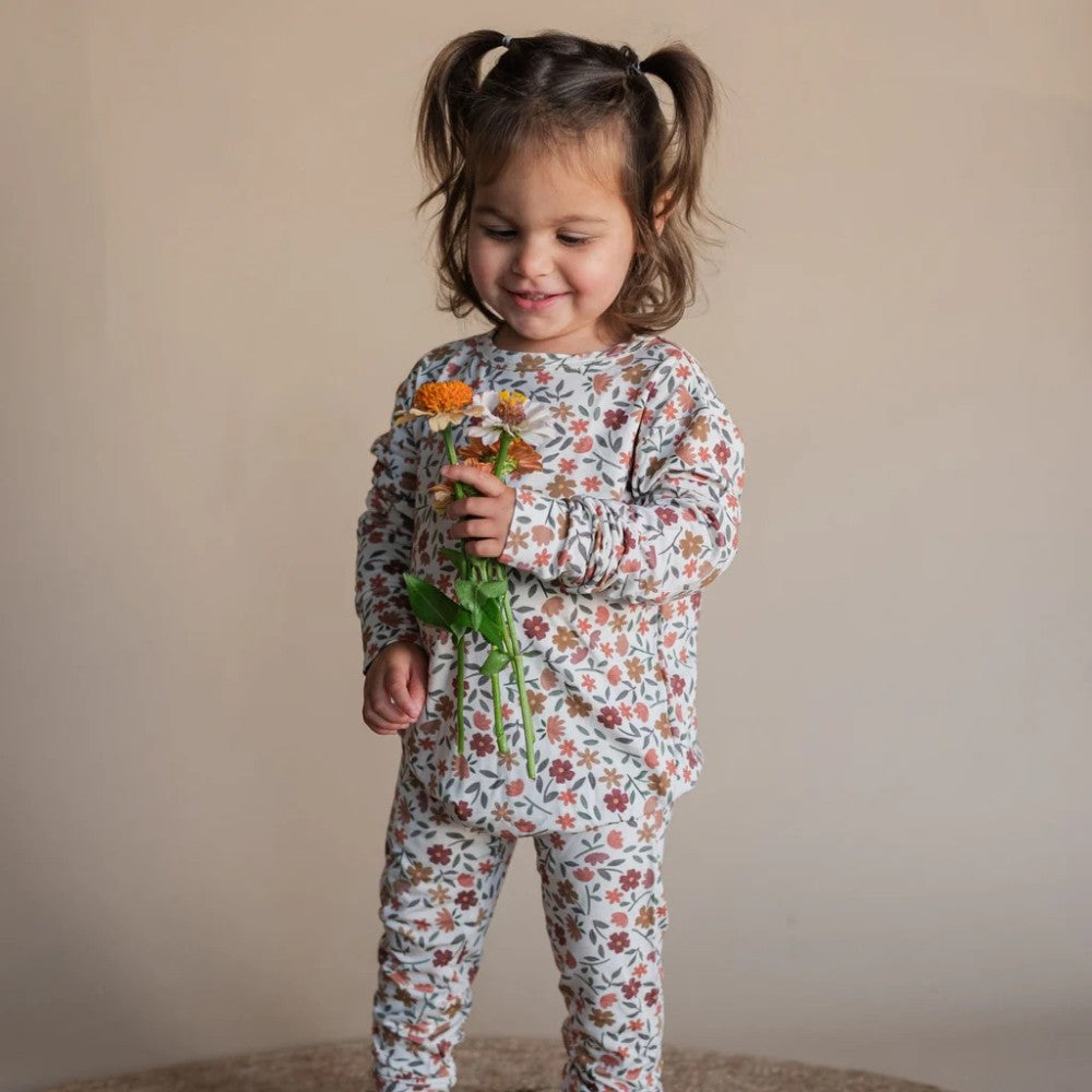 Roobear - Fall Floral Bamboo Two-Piece PJs|108375