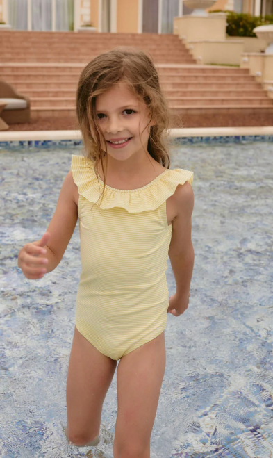 Jamie Kay - Emmeline Swimsuit Camomile Stripe|176559