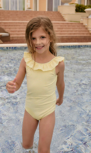 Jamie Kay - Emmeline Swimsuit Camomile Stripe|176559