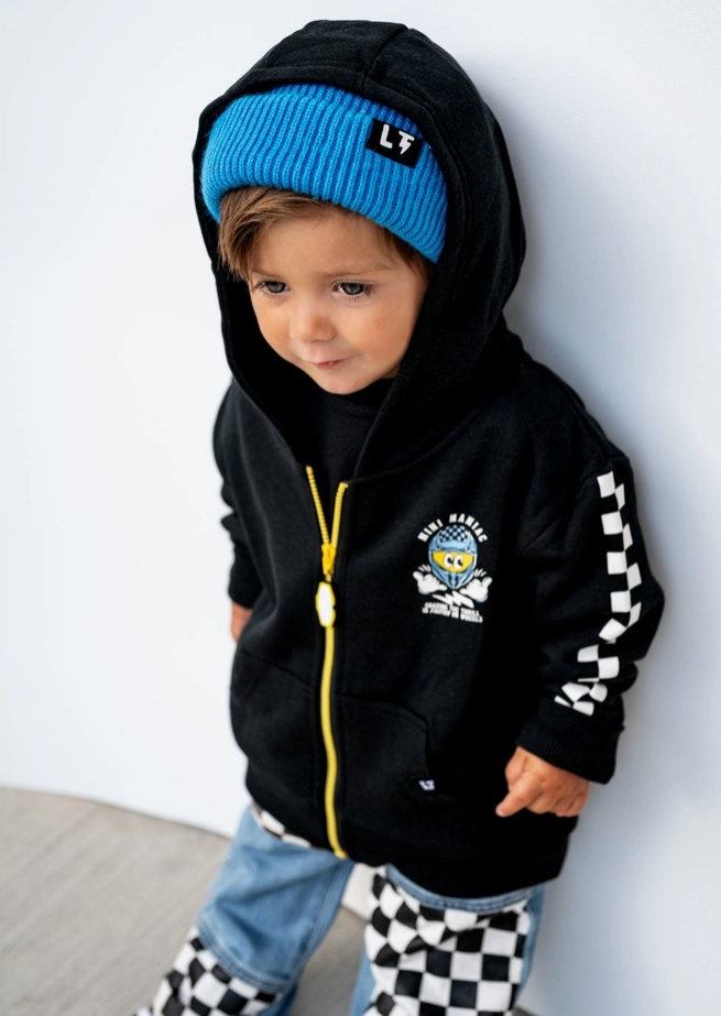 Little Trouble - Mini Maniac Zip-Up Hoodie|178702