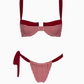 Sundaze Brunch - Parker Bikini Set Red|215119
