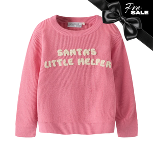 Pre Sale: Name It - Santas Helper Sweater Pink 9235