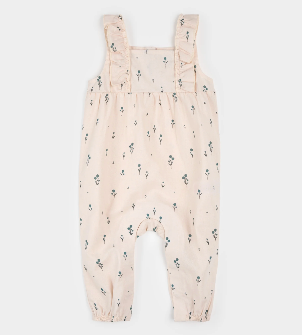 Petit Lem - Ruffle Romper - Blue Tulips|187248