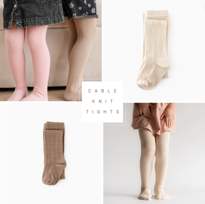 Little Stocking Co. - Cable Knit Tights|104624