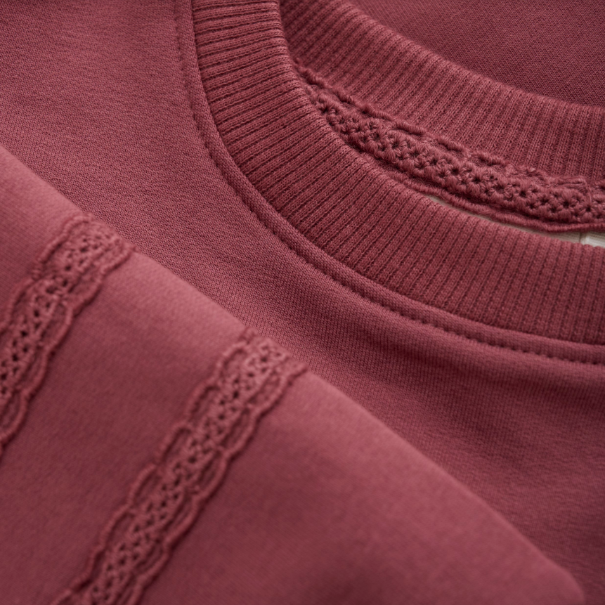 Enfant - Sweatshirt Ruffle - Rouge|155851