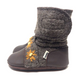 Sunflower Embroidered Felted Wool Booties|76173