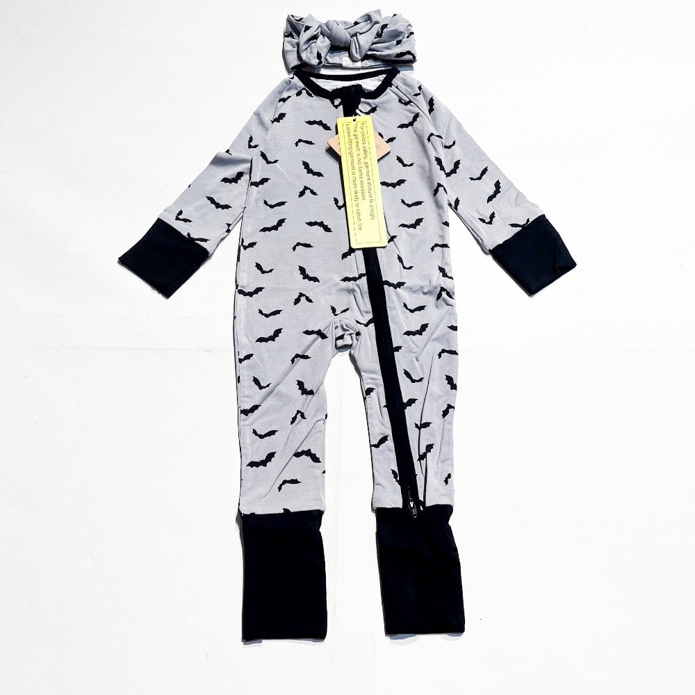 Mebie Baby Sleeper & Bow 0-3M|183494