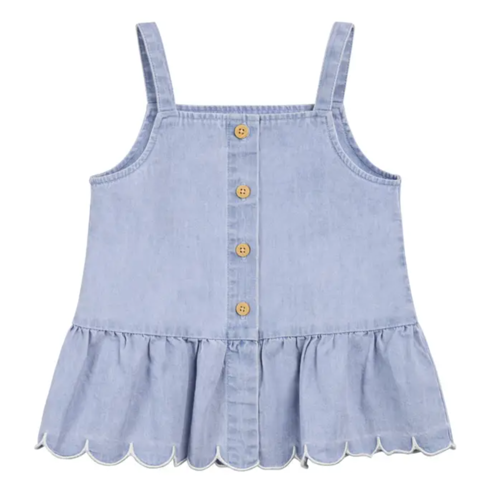 Miles The Label - Woven Blue Denim|187582