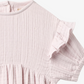 Wheat - Dress 3/4 Sleeve Gro purple light flowers|197174