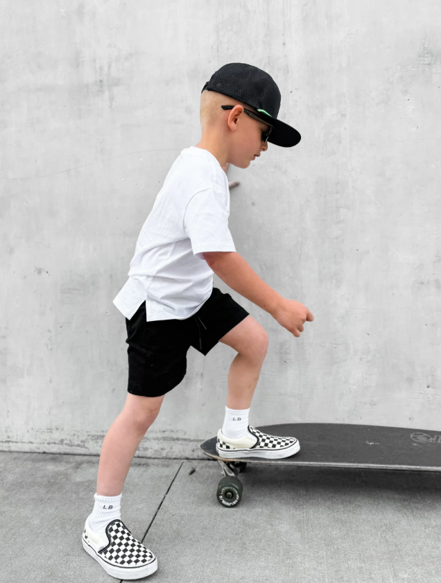 Little Bipsy - Cotton Twill Shorts - Black|138004