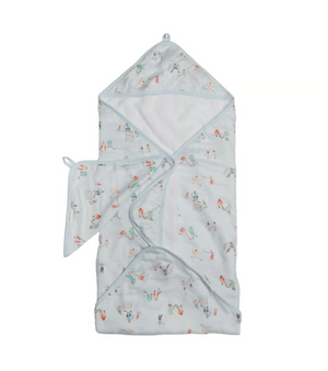 Loulou Lollipop - Muslin Hooded Towel Set - Ice hockey|136274