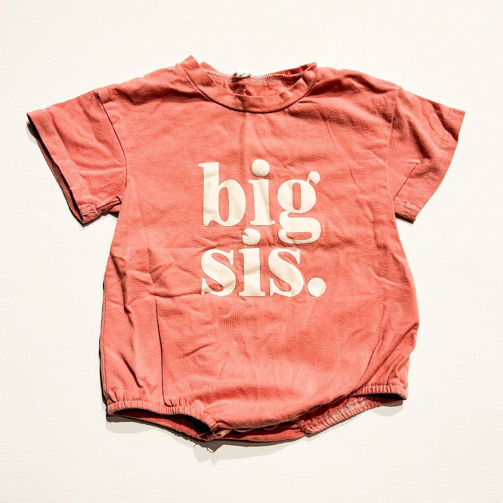 Big Sis Bubble Romper 6-12M|212821